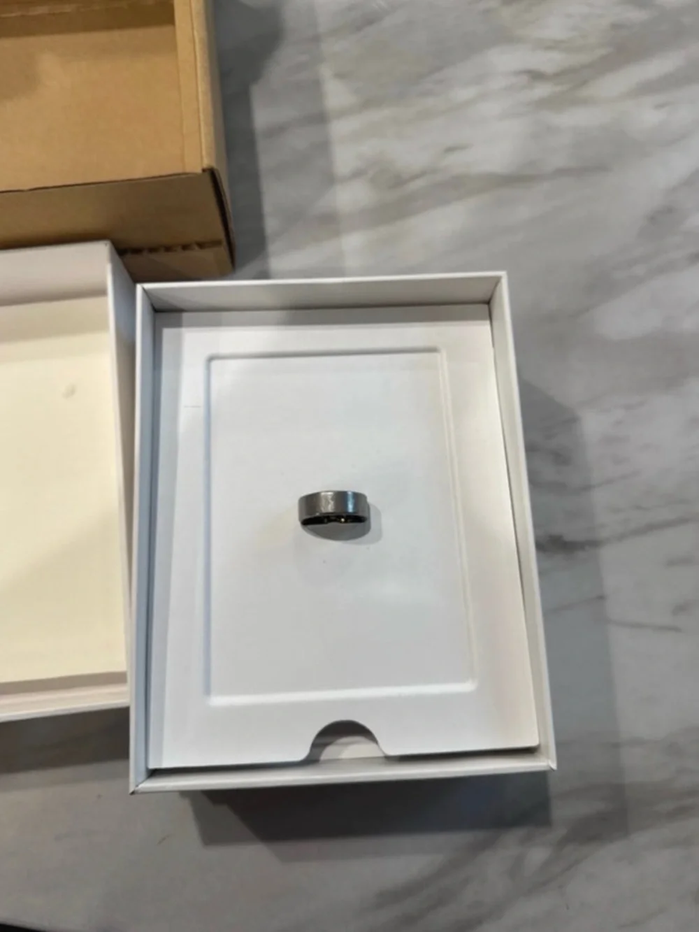 ULTRAHUMAN Silver Wearable Ring - Smart Wellness Ring